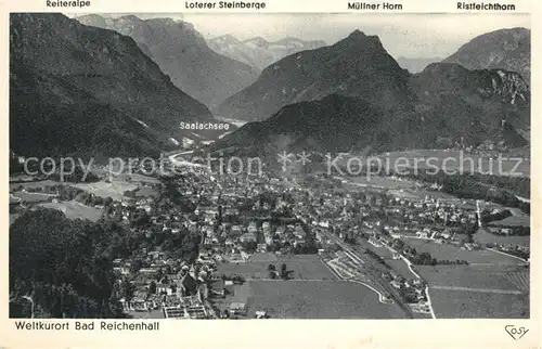 AK / Ansichtskarte Bad_Reichenhall Fliegeraufnahme Bad_Reichenhall