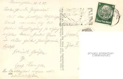 AK / Ansichtskarte Bad_Reichenhall Fliegeraufnahme Bad_Reichenhall