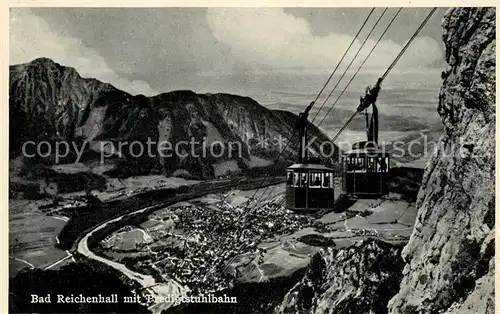 AK / Ansichtskarte Bad_Reichenhall Predigtstuhlbahn Bad_Reichenhall