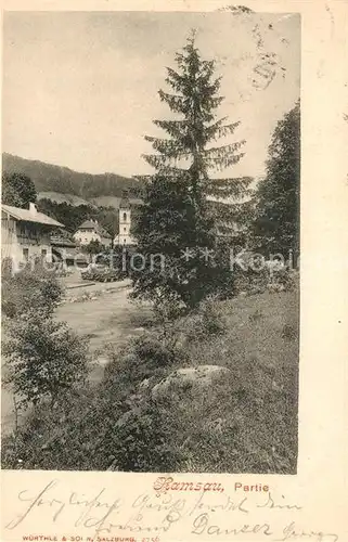AK / Ansichtskarte Ramsau_Berchtesgaden Kirche Panorama Ramsau Berchtesgaden