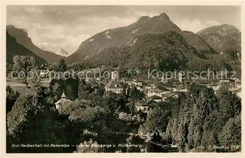 AK / Ansichtskarte Bad_Reichenhall Reiteralpe Loferer Steinberge Muellnerhorn Bad_Reichenhall