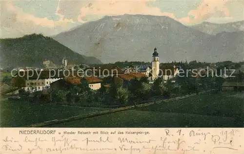 AK / Ansichtskarte Niederaudorf Kloster Reisach Kaisergebirge Niederaudorf