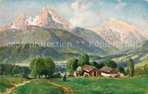 AK / Ansichtskarte Watzmann Hochkalter Watzmann