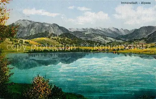 AK / Ansichtskarte Immenstadt_Allgaeu Alpsee Immenstadt_Allgaeu