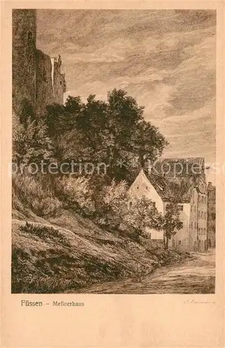 AK / Ansichtskarte Fuessen_Allgaeu Messnerhaus Fuessen Allgaeu