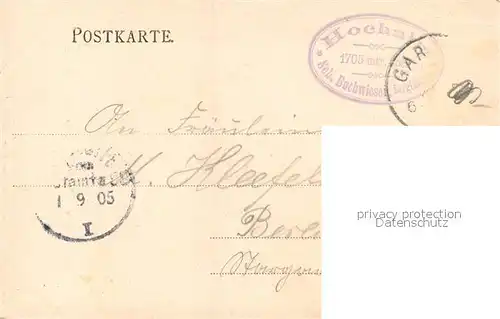 AK / Ansichtskarte Pfronten Hochalpe Alpspitze Sennerhuette Pfronten