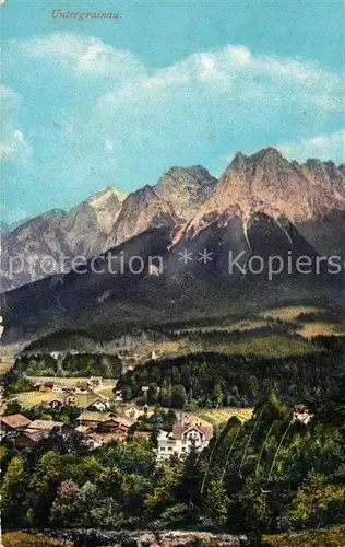 AK / Ansichtskarte Untergrainau Panorama Untergrainau