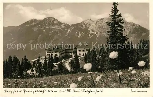 AK / Ansichtskarte Bad_Reichenhall Berghotel Predigtstuhl Bad_Reichenhall