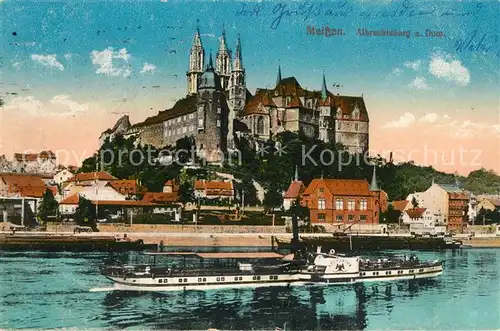 AK / Ansichtskarte Meissen_Elbe_Sachsen Albrechtsburg Dom Meissen_Elbe_Sachsen