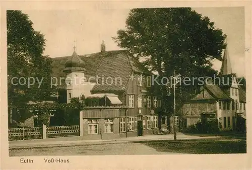 AK / Ansichtskarte Eutin Voss Haus Eutin