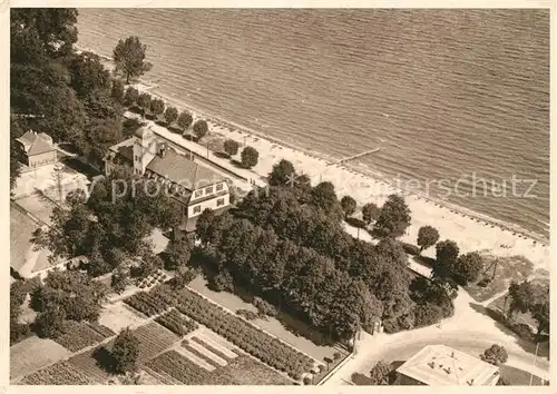 AK / Ansichtskarte Haffkrug_Ostseebad Kinder Erholungsheim Produktion Fliegeraufnahme Haffkrug_Ostseebad