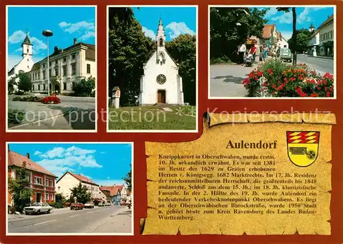 AK / Ansichtskarte Aulendorf Kirche Ortsansichten Chronik Aulendorf