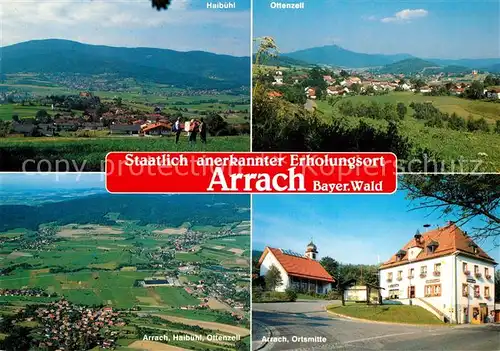AK / Ansichtskarte Arrach Haibuehl Ottenzell Ortsmitte Panorama Arrach