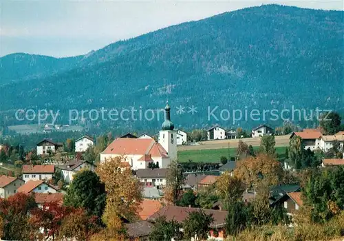 AK / Ansichtskarte Arnbruck Kirche Ortsansicht Arnbruck