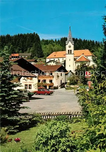 AK / Ansichtskarte St_Englmar Kirche Ortsansicht St_Englmar