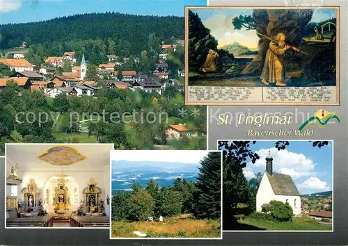 AK / Ansichtskarte St_Englmar Panorama Kirche Heiliger Kapelle St_Englmar