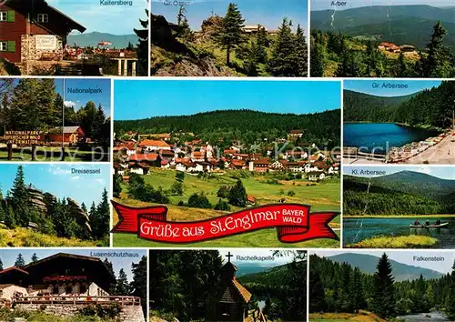 AK / Ansichtskarte St_Englmar Kaitersberg Arber Nationalpark Arberseen Lusenschutzhaus  St_Englmar