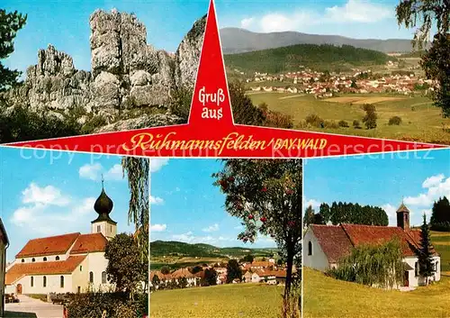 AK / Ansichtskarte Ruhmannsfelden Kirche Panoramen  Ruhmannsfelden