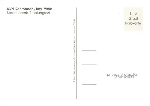 AK / Ansichtskarte Roehrnbach Panorama Roehrnbach