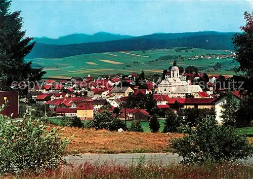 AK / Ansichtskarte Rinchnach Panorama Klosterkirche Rinchnach