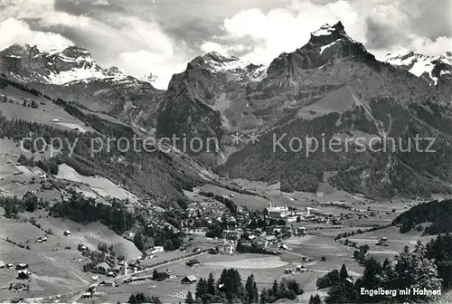 AK / Ansichtskarte Engelberg_OW Fliegeraufnahme Hahnen Engelberg OW