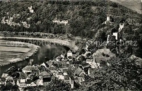 AK / Ansichtskarte Neckarsteinach Panorama Neckarsteinach