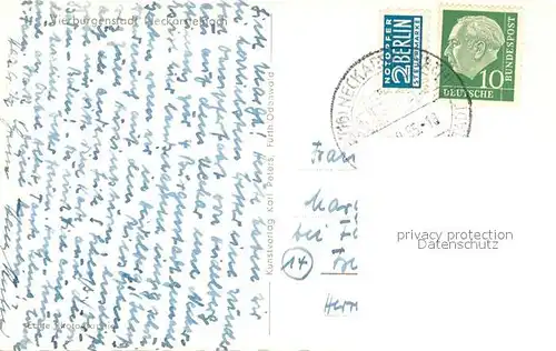 AK / Ansichtskarte Neckarsteinach Panorama Neckarsteinach