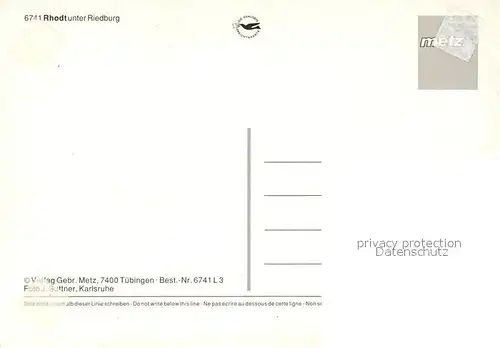 AK / Ansichtskarte Rhodt_Rietburg Dorfmotiv Rhodt Rietburg