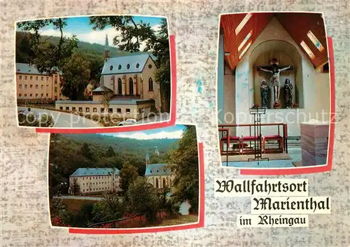 AK / Ansichtskarte Marienthal_Rheingau Wallfahrtskirche Gnadenbild Marienthal Rheingau