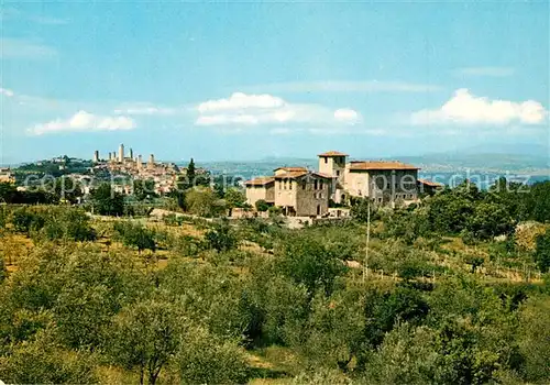 AK / Ansichtskarte San_Gimignano Hotel Pescille San_Gimignano