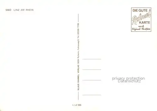 AK / Ansichtskarte Linz_Rhein Stadtansicht Linz_Rhein