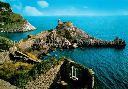 AK / Ansichtskarte Portovenere Fliegeraufnahme San Pietro Portovenere