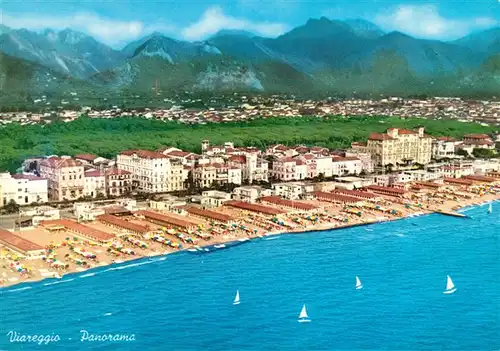 AK / Ansichtskarte Viareggio Fliegeraufnahme Panorama viareggio