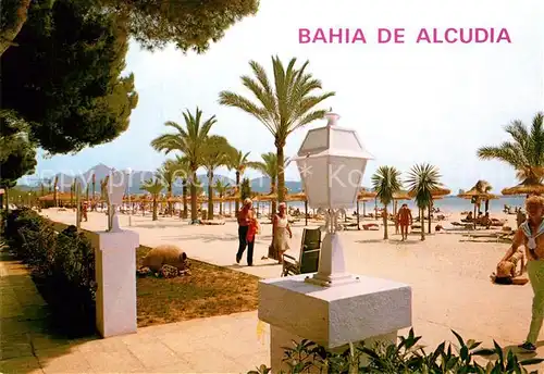 AK / Ansichtskarte Bahia_de_Alcudia Strandpromenade Bahia_de_Alcudia