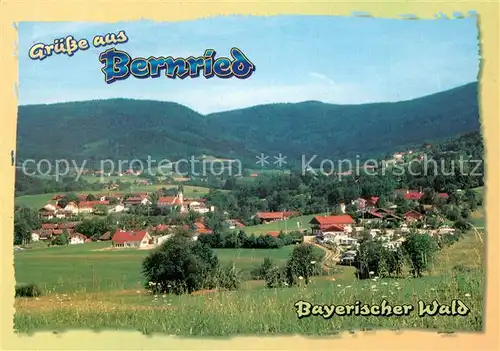 AK / Ansichtskarte Bernried_Niederbayern Panorama Bernried Niederbayern