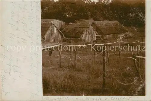 AK / Ansichtskarte Koserow_Ostseebad_Usedom Fischerhuetten am Strand Koserow_Ostseebad_Usedom