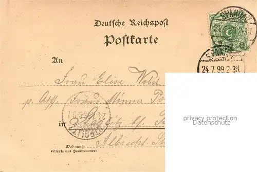 AK / Ansichtskarte Dahlem_Berlin Ortsmotiv mit Kirche Kuenstlerkarte Deutsche Reichspost Dahlem_Berlin