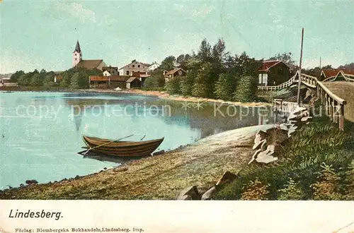 AK / Ansichtskarte Lindesberg Uferpartie am See Lindesberg