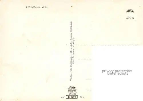 AK / Ansichtskarte Regen Panorama Regen