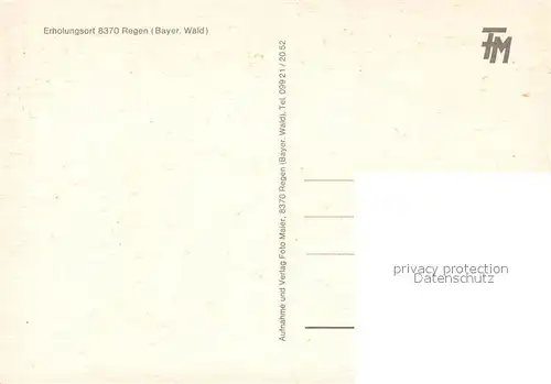 AK / Ansichtskarte Regen Panorama Regen