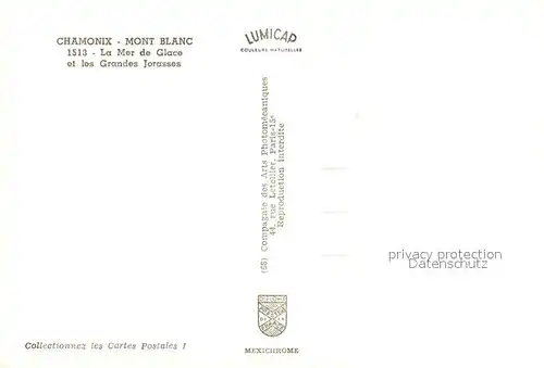 AK / Ansichtskarte Chamonix Gletscher  Chamonix