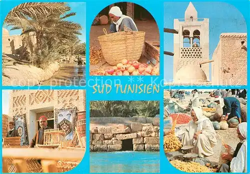 AK / Ansichtskarte Tunesien Landschaft Portrats Tunesien