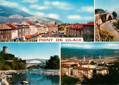 AK / Ansichtskarte Pont de Claix Stadtansicht Bruecke Hafen  Pont de Claix