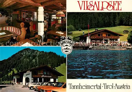 AK / Ansichtskarte Vilsalpsee Restaurant Fischerstube  Vilsalpsee