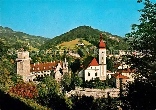 AK / Ansichtskarte Waidhofen_Ybbs Kirche Schloss Waidhofen Ybbs