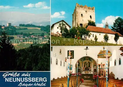 AK / Ansichtskarte Neunussberg Ruine Kirche Altarraum Panorama Neunussberg