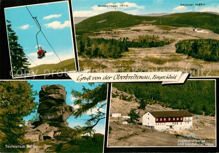 Ak Ansichtskarte Oberbreitenau Bischofsmais Geiskopflift
