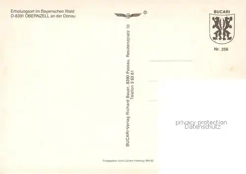 AK / Ansichtskarte Obernzell Fliegeraufnahme Obernzell