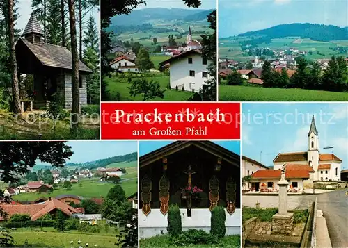 AK / Ansichtskarte Prackenbach Kirche Kapelle Panoramen Prackenbach