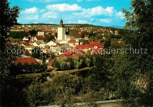 AK / Ansichtskarte Regen Kirche Panorama Regen